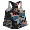 Australia Aboriginal Women Racerback Singlet - Australian Native Floral Seamless Pattern Women Racerback Singlet