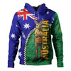 Australia Custom Hoodie - Kangaroo Happy Australia Day Hoodie