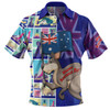 Australia Custom Polo Shirt - Happy Australia Day With Big Things Polo Shirt