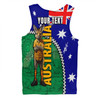Australia Custom Men Singlet - Kangaroo Happy Australia Day Men Singlet