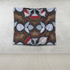 Australia Aboriginal Tapestry - Eucalyptus seamless pattern In Aboriginal Dot Art Tapestry