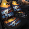 Australia Aboriginal Car Seat Cover - Aboriginal River In Circle and Dot Painting Car Seat Cover