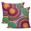 Australia Aboriginal Pillow Cases - Aboriginal Rainbow Dot Inspired Pillow Cases