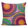 Australia Aboriginal Pillow Cases - Aboriginal Rainbow Dot Inspired Pillow Cases