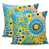 Australia Aboriginal Pillow Cases - Beautiful Abstract Pastel Pillow Cases