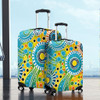 Australia Aboriginal Luggage Cover - Beautiful Abstract Pastel Luggage Cover