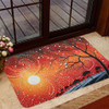 Australia Aboriginal Doormat - Aboriginal Dot Painting Style Art Dreamtime Story Doormat