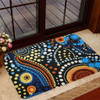 Australia Aboriginal Doormat - Aboriginal Dreamtime Art Pattern Doormat