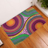 Australia Aboriginal Doormat - Aboriginal Rainbow Dot Inspired Doormat