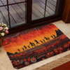 Australia Aboriginal Doormat - The Sacred Dreamtime Painting Of The Indigenous Australian Doormat