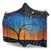 Australia Aboriginal Hooded Blanket - Australian Dreamtime Story Of A Night Sky Hooded Blanket