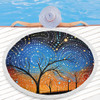 Australia Aboriginal Beach Blanket - Australian Dreamtime Story Of A Night Sky Beach Blanket