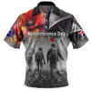 Australia Anzac Day Custom Polo Shirt - Thank You For The Risks You Take Polo Shirt
