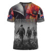Australia Anzac Day Custom T-shirt - Thank You For The Risks You Take T-shirt