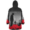 Australia Anzac Day Custom Snug Hoodie - Remembrance Day Soldier In A Red Poppies Field Snug Hoodie