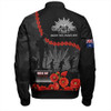 Australia Anzac Day Bomber Jacket - Anzac Day Lest We Forget Camouflage Pattern Bomber Jacket