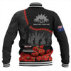 Australia Anzac Day Baseball Jacket - Anzac Day Lest We Forget Camouflage Pattern Baseball Jacket