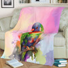 Australia Rainbow Lorikeets Blanket - Rainbow Lorikeets Color Art Blanket