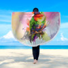 Australia Rainbow Lorikeets Beach Blanket - Rainbow Lorikeets Color Art Beach Blanket