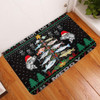 Australia Christmas Fishing Doormat - Merrry Fishmas Fishing Rod Christmas Tree Doormat