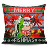 Australia Christmas Fishing Pillow Cases - Merrry Fishmas Angler Santa Claus Pillow Cases