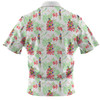 Australia Rainbow Lorikeets Hawaiian Shirt - Rainbow Lorikeets Colorful Tropical Exotic Flowers Hawaiian Shirt