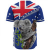 Australia Australia Day Baseball Shirt - Koala Happy Australia Day Baseball Shirt