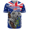 Australia Australia Day Baseball Shirt - Koala Happy Australia Day Baseball Shirt