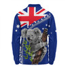 Australia Australia Day Long Sleeve Polo Shirt - Koala Happy Australia Day Long Sleeve Polo Shirt