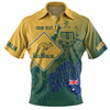 Australia Australia Day Custom Polo Shirt - Australia Coat Of Arms Kangaroo And Koala Sign Polo Shirt