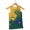 Australia Australia Day Custom Men Singlet - Australia Coat Of Arms Kangaroo And Koala Sign Men Singlet