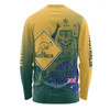 Australia Australia Day Custom Long Sleeve T-shirt - Australia Coat Of Arms Kangaroo And Koala Sign Long Sleeve T-shirt