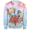 Australia Kookaburra Sweatshirt - Couple Kookaburra With Eucalyptus Flower Art Sweatshirt