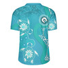 Australia Turtles Aboriginal Rugby Jersey - Indigenous Dot Turtles In The Ocean (Sapphire) Rugby Jersey