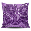 Australia Aboriginal Pillow Cases - Dot Patterns From Indigenous Australian Culture (Purple) Pillow Cases