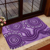 Australia Aboriginal Doormat - Dot Patterns From Indigenous Australian Culture (Purple) Doormat