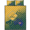 Australia Australia Day Quilt Bed Set - Australia Coat Of Arms Kangaroo And Koala Sign Quilt Bed Set