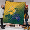 Australia Australia Day Quilt - Australia Coat Of Arms Kangaroo And Koala Sign Quilt