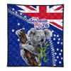 Australia Australia Day Quilt - Koala Happy Australia Day Quilt