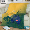 Australia Australia Day Blanket - Australia Coat Of Arms Kangaroo And Koala Sign Blanket