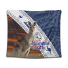 Australia Australia Day Tapestry - Kangaroo Happy Australia Day Aboriginal Pattern Tapestry