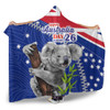 Australia Australia Day Hooded Blanket - Koala Happy Australia Day Hooded Blanket