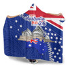 Australia Australia Day Hooded Blanket - Happy Australia Day Hooded Blanket