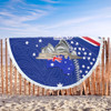 Australia Australia Day Beach Blanket - Happy Australia Day Beach Blanket