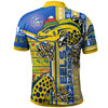 Parramatta Eels Christmas Polo Shirt - Custom Merry Chrissy Eels Ho Ho Ho Scratch Polo Shirt