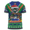 New Zealand Warriors Christmas Custom T-shirt - Warriors Santa Aussie Big Things T-shirt