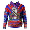 Newcastle Knights Christmas Custom Hoodie - Newcastle Knights Santa Aussie Big Things Hoodie