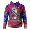 Newcastle Knights Christmas Custom Hoodie - Newcastle Knights Santa Aussie Big Things Hoodie