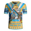 Gold Coast Titans Christmas Custom Rugby Jersey - Gold Coast Titans Santa Aussie Big Things Rugby Jersey