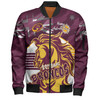 Brisbane Broncos Bomber Jacket - Happy Australia Day We Are One And Free